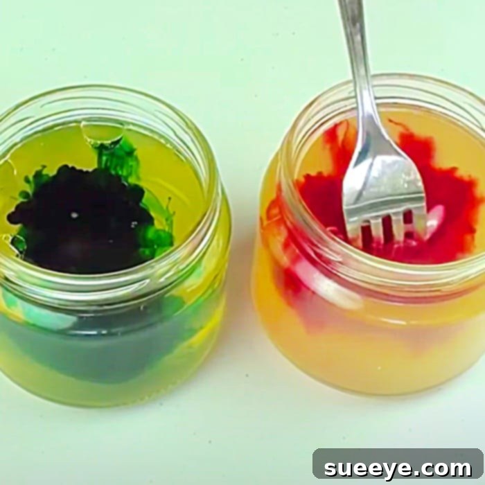 How To Make A Gel Air Freshener - DIY Air Freshener - Homemade Air Freshener - Adding essential oils and food coloring