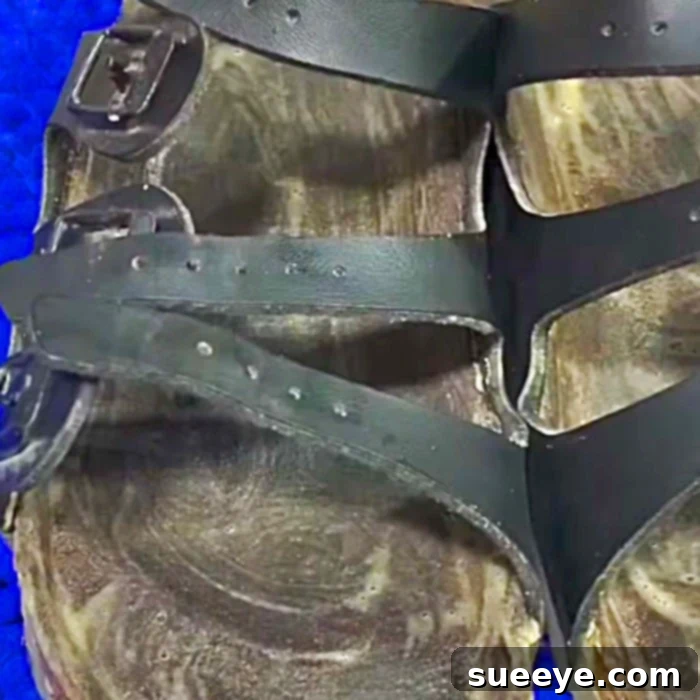 How To Clean Birkenstocks - Make Birkenstocks Look New - Shoe Cleaning Hacks - Baking Soda Hacks