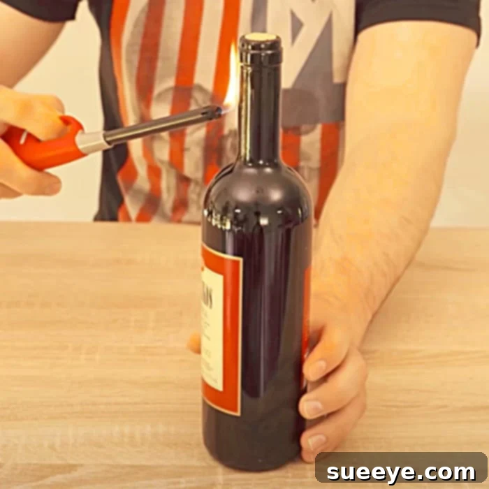 Unlock Your Wine No Corkscrew Required 2 Learn how to easily open a bottle of wine using only a lighter in an emergency.