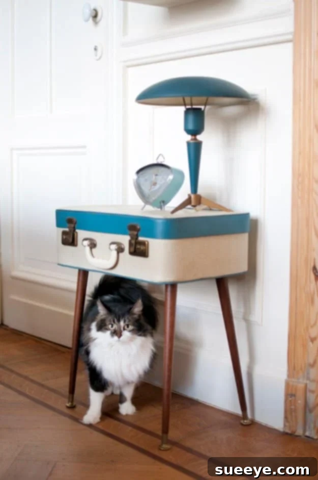 Retro Vintage Suitcase Side Table Retro Vintage Suitcase Side Table