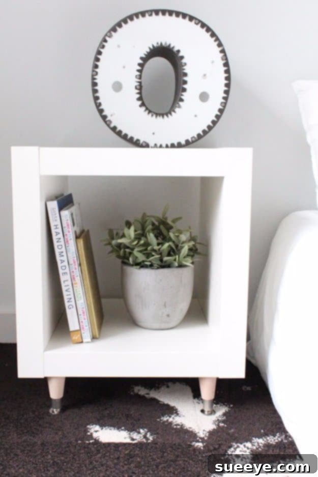 DIY Ikea Hack Side Table DIY Ikea Hack Side Table