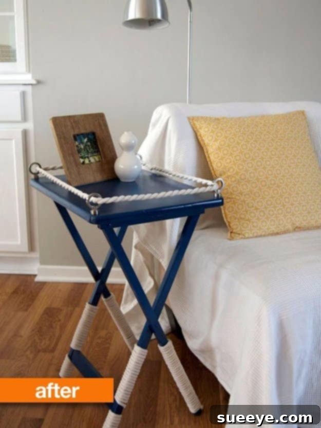Decked TV Tray End Table Decked TV Tray End Table