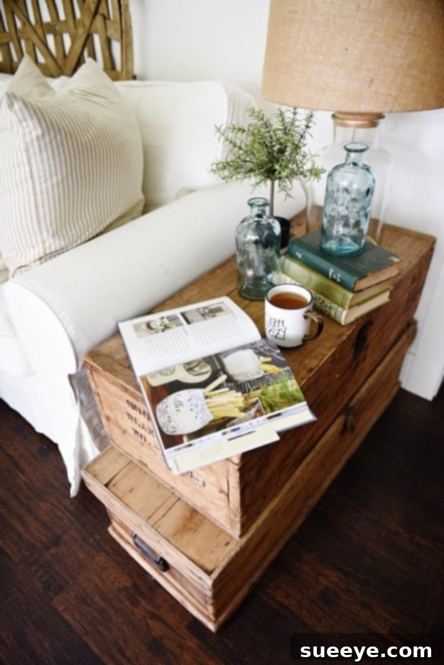 Stacked Trunk End Table Stacked Trunk End Table