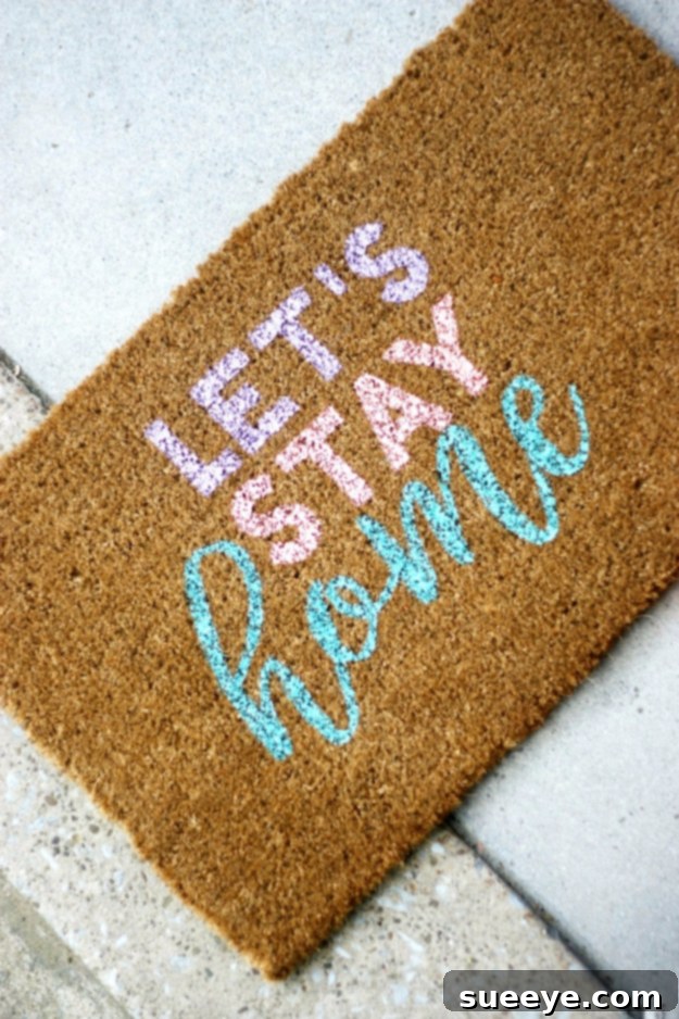 Cute Personalized Doormat Cute Personalized Doormat, with custom text and charming designs