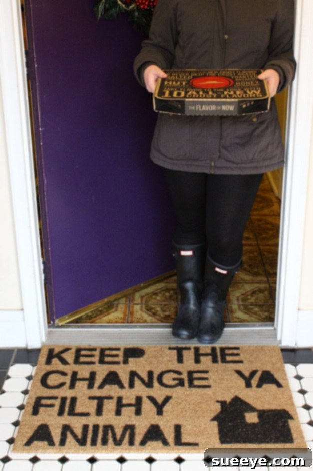 Home Alone Doormat Home Alone Inspired Doormat, a fun and nostalgic movie-themed design