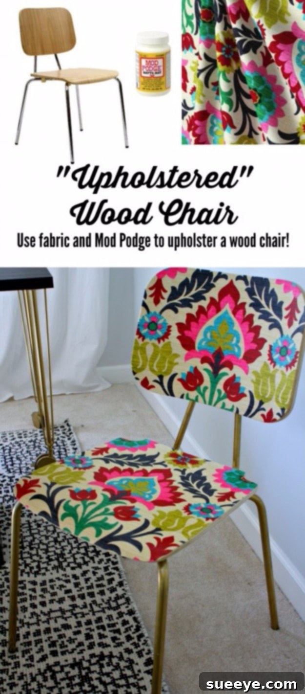 Mod Podge Decoupage Chair Project Mod Podge Decoupage Chair Project