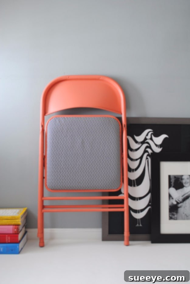 DIY Chevron Patterned Chair DIY Chevron Patterned Chair