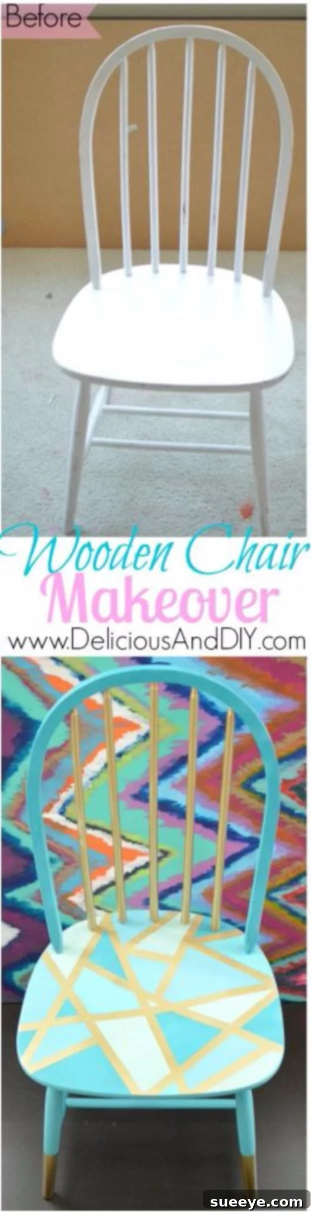 DIY Wooden Chair Transformation DIY Wooden Chair Transformation