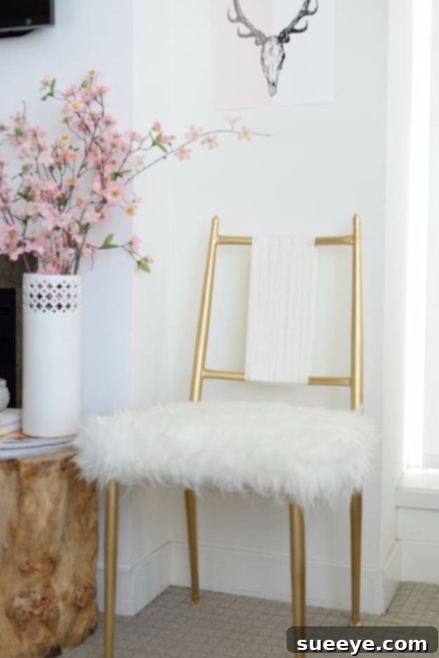 DIY Gold Chair Makeover Project DIY Gold Chair Makeover Project