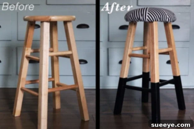 DIY Upholstered Bar Stools Project DIY Upholstered Bar Stools Project