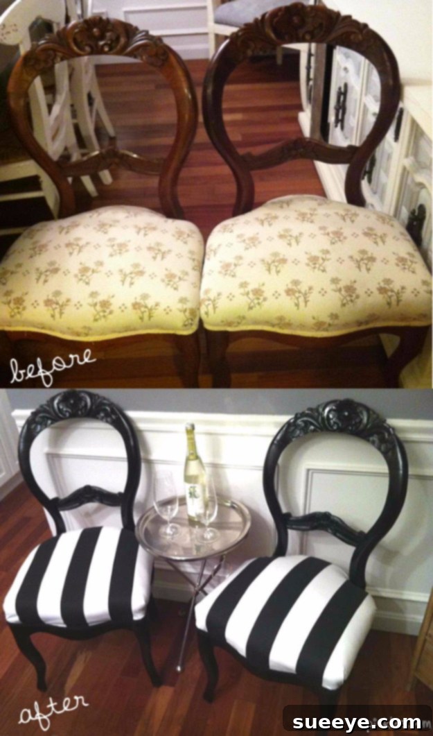 Reclaimed Victorian Balloon Back Chairs Makeover Reclaimed Victorian Balloon Back Chairs Makeover