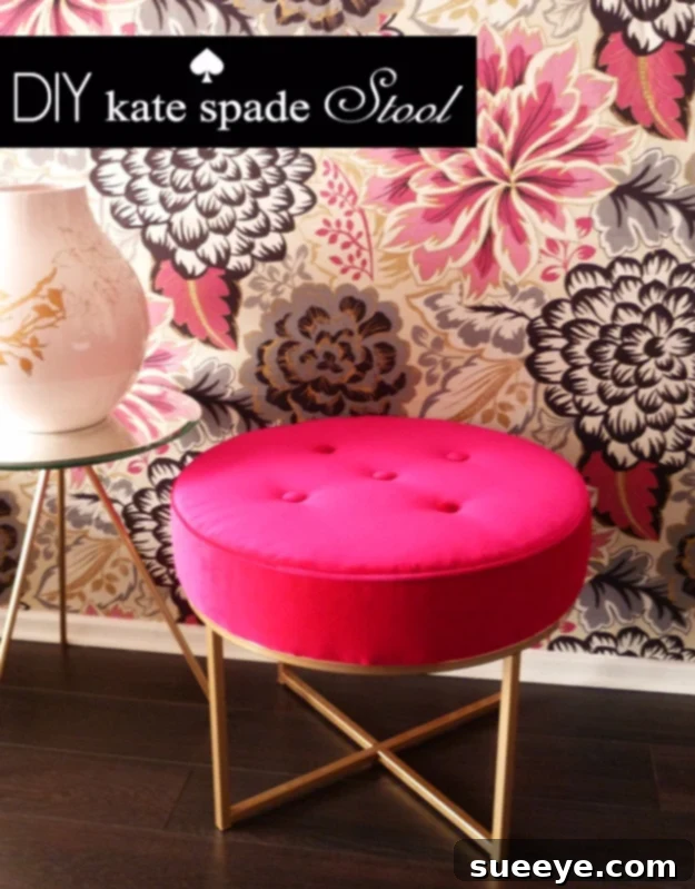DIY Kate Spade Inspired Stool DIY Kate Spade Inspired Stool