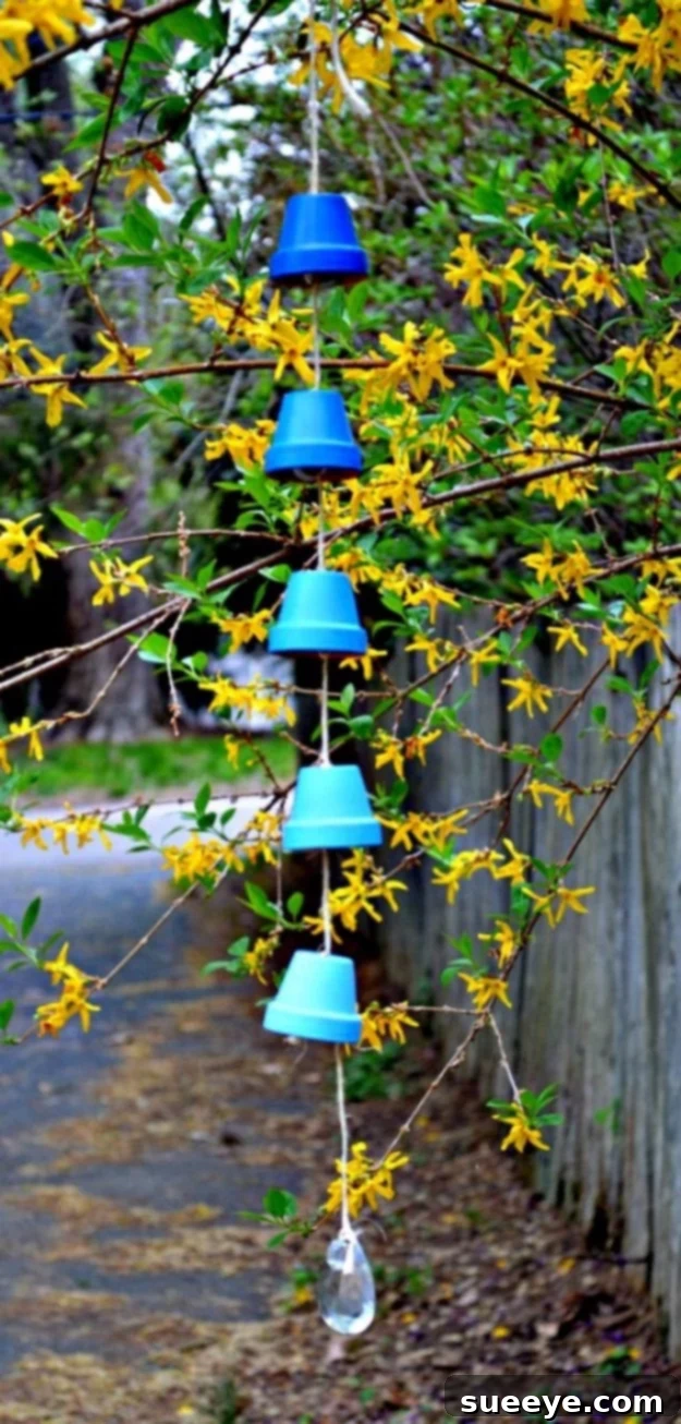 DIY Ombre Wind Chimes - Chic Patio Accent DIY Ombre Wind Chimes - Gradient Color Design for Modern Outdoor Decor