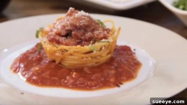 Fun Spaghetti and Meatball Party Appetizers Portable Spaghetti and Meatball Muffin Bites
