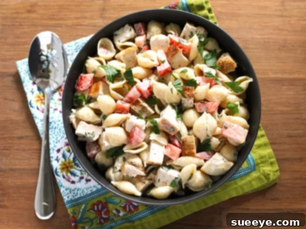 Hearty Grilled Chicken Ranch Pasta Salad for Potlucks Flavorful Grilled Chicken Ranch Pasta Salad