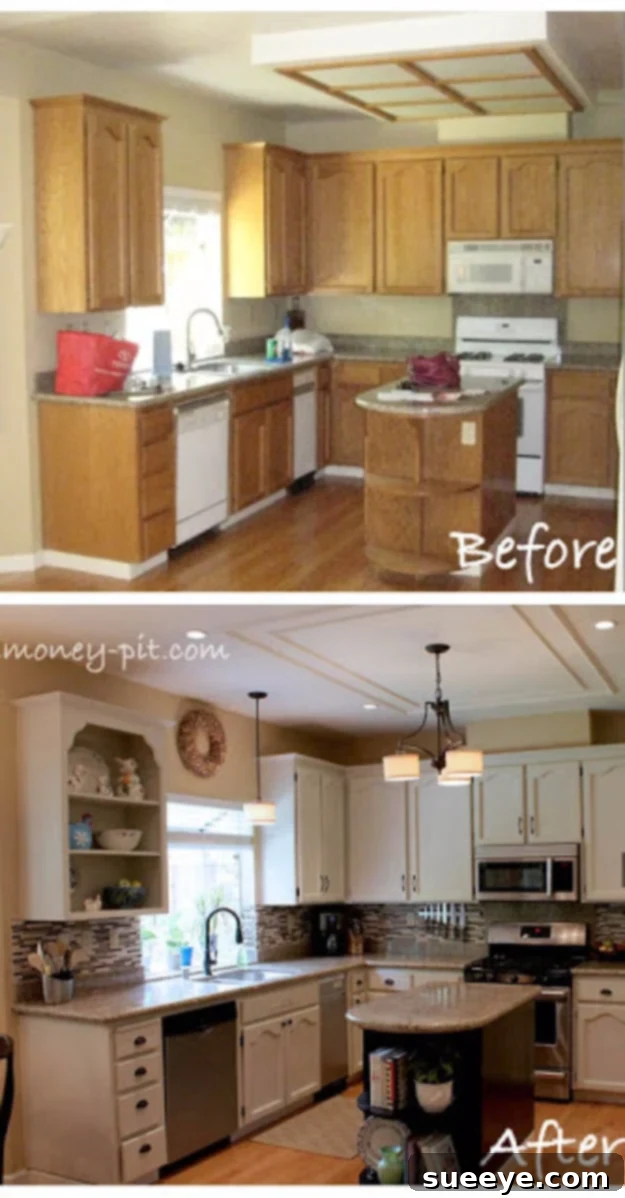 DIY Kitchen Makeover - 80s to Modern Kitchen