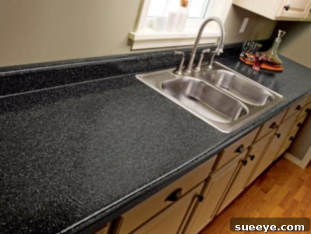 DIY Kitchen Makeover - Paint Laminate Counters