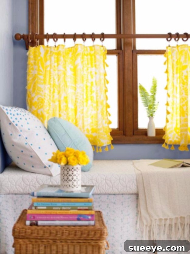 Trimmed Tablecloth Curtains Trimmed Tablecloth Curtains for unique and elegant window decor