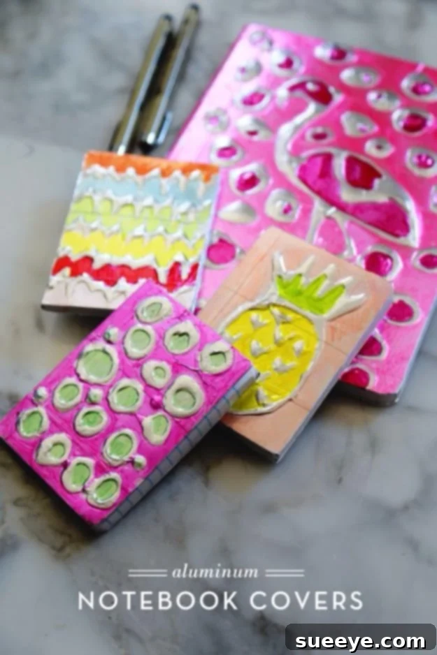 DIY aluminum notebook covers for a sleek and durable design