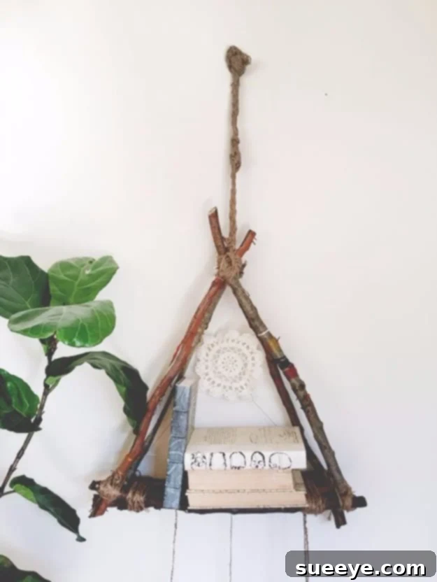 DIY hanging free library for sharing books in the community