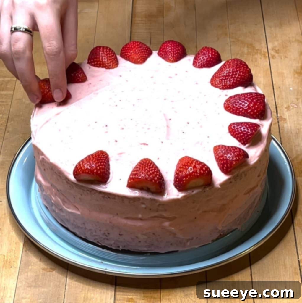 Ultimate Strawberry Cake Recipe 10 How to Decorate a Homemade Strawberry Cake with Fresh Fruit - Dessert Ideas