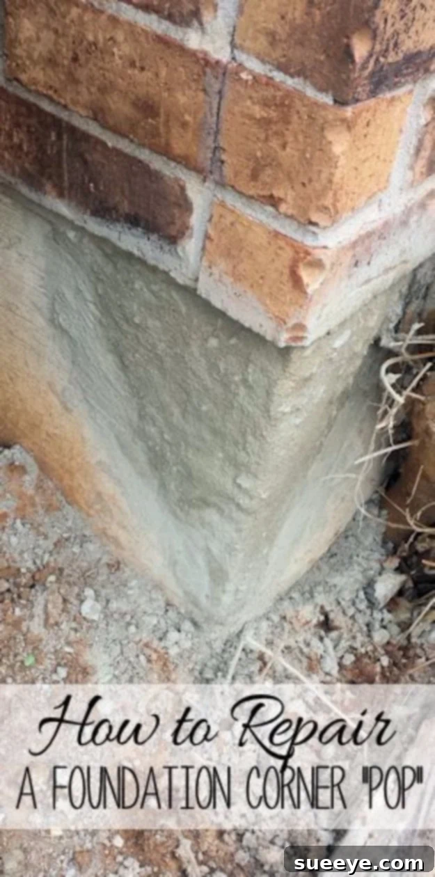 DIY Guide: Repairing a Foundation Corner DIY guide on how to repair a foundation corner, demonstrating a common home repair project.