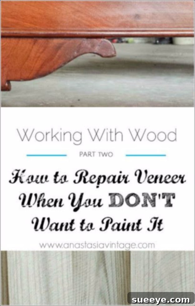 DIY Veneer Repair Techniques Detailed instructions for repairing damaged veneer on furniture or cabinetry.