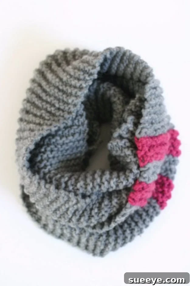 Simple Cozy Knit Cowl - A Must-Have Winter Accessory Warm and Easy Knit Cozy Cowl Scarf