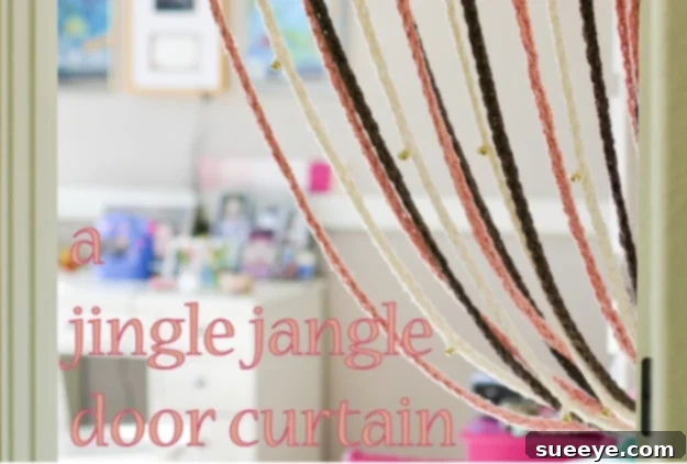 Unique Knitted Door Curtain - Adds Texture and Privacy Bohemian Knitted Door Curtain for Home Decor