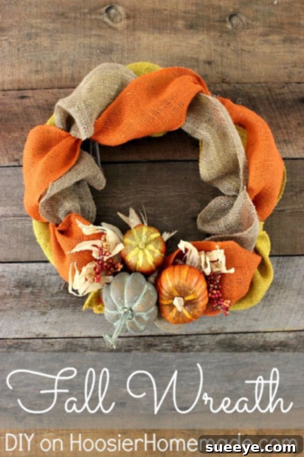 General DIY Autumn Wreath Project Classic Versatile DIY Fall Wreath for Any Home