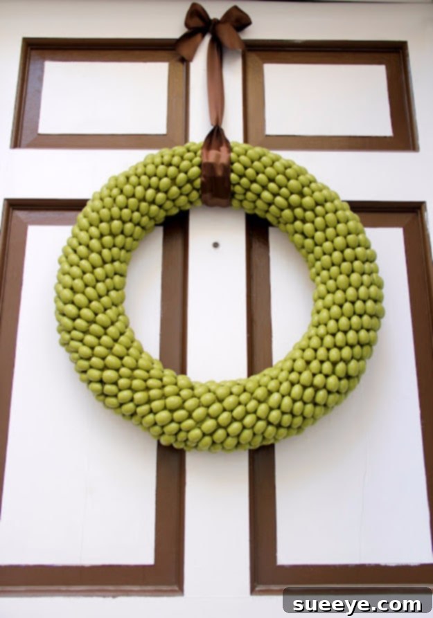 Handmade Acorn Autumn Wreath Project DIY Acorn Fall Wreath for Natural Autumn Decor