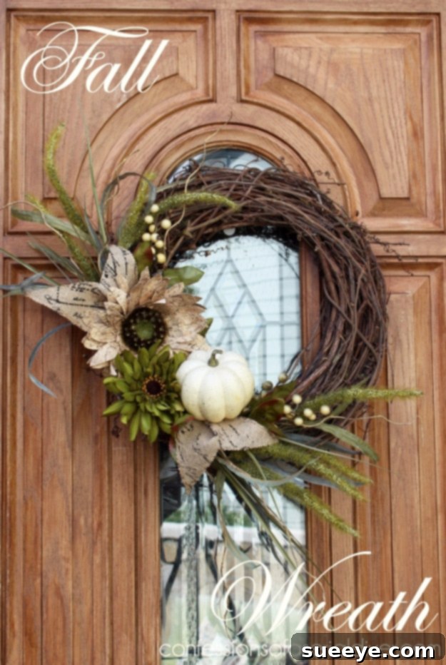 Fresh Design Fall Wreath Idea Modern DIY Fall Wreath for Contemporary Home Decor