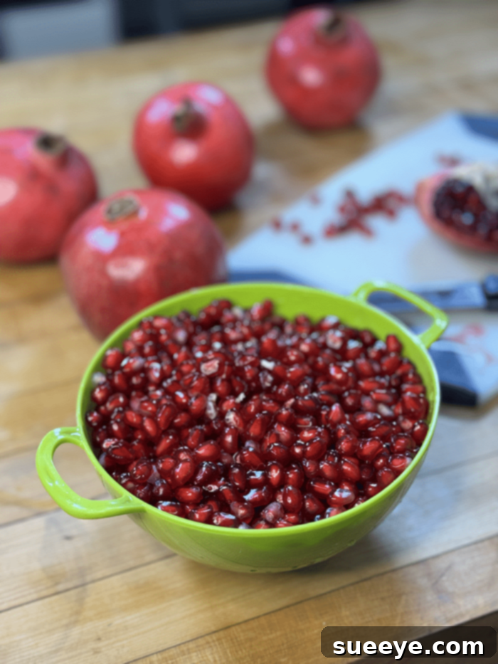 Tangy Pomegranate Salsa 6 How to Peel a Pomegranate and Get Seeds for Homemade Pomegranate Salsa Recipes