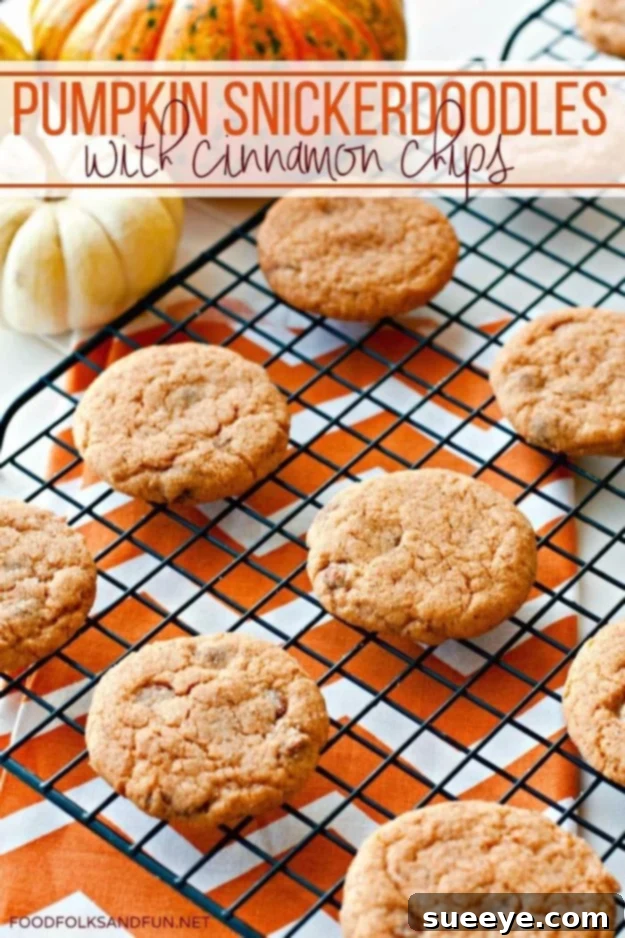 Pumpkin Snickerdoodles - Spiced Fall Cookies Soft and chewy Pumpkin Snickerdoodles, classic cookies with a delightful autumn pumpkin twist.