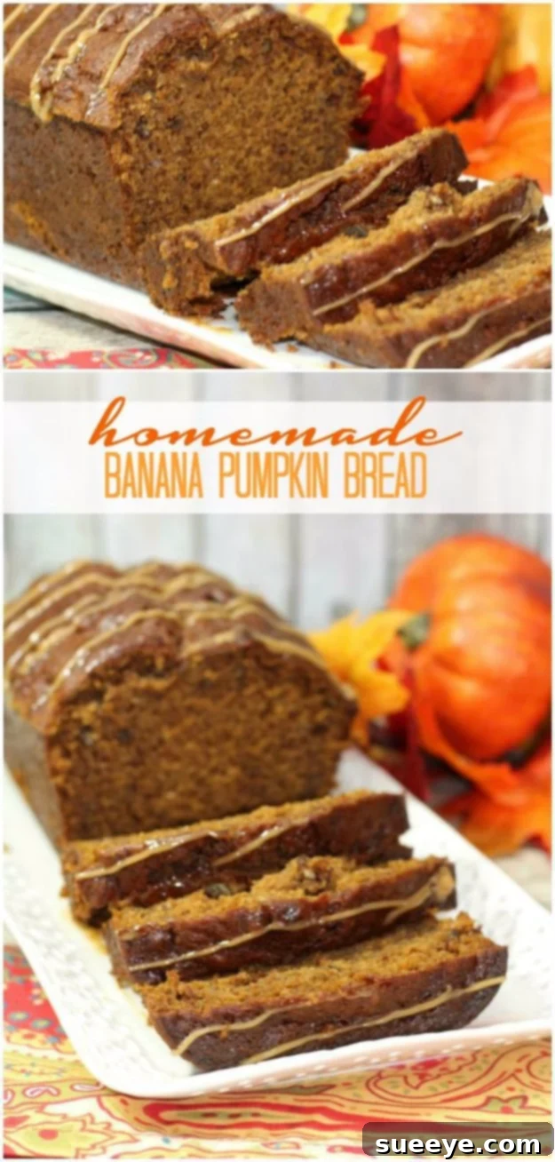 Homemade Banana Pumpkin Bread - Cozy Breakfast Moist and flavorful Homemade Banana Pumpkin Bread, a perfect fall fusion of two classic quick breads.
