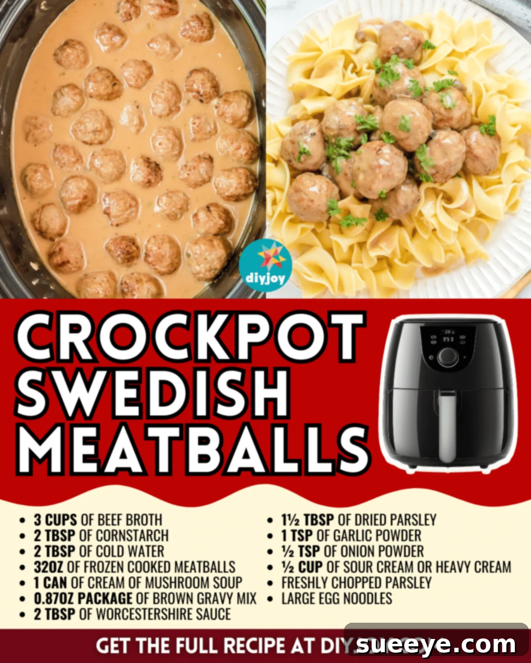 Set It and Forget It Swedish Meatballs 2 The Easiest Crockpot Swedish Meatballs Recipe