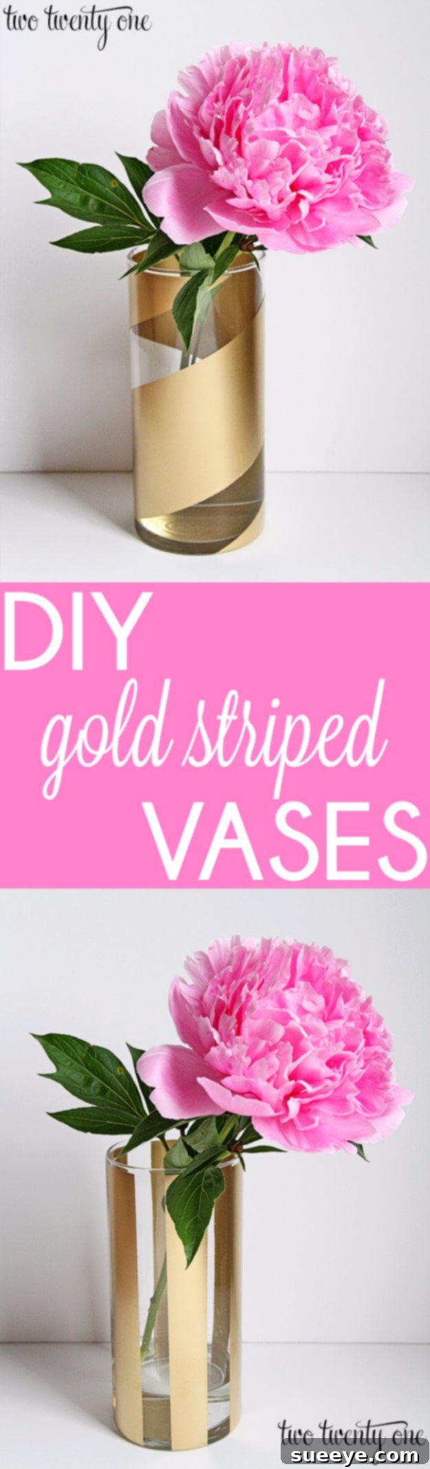 Easy Dollar Store Crafts - DIY Gold Striped Vases - Quick And Cheap Crafts To Make, Dollar Store Craft Ideas To Make And Sell, Cute Dollar Store Do It Yourself Projects, Cheap Craft Ideas, Dollar store Decor, Easy Dollar Store Crafts - DIY Gold Striped Vases - Quick And Cheap Crafts To Make, Dollar Store Craft Ideas To Make And Sell, Cute Dollar Store Do It Yourself Projects, Cheap Craft Ideas, Dollar store Decor,