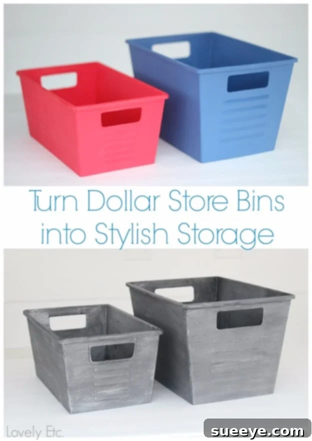 Easy Dollar Store Crafts - Dollar Store Bins Turned Stylish With Paint - Quick And Cheap Crafts To Make, Dollar Store Craft Ideas To Make And Sell, Cute Dollar Store Do It Yourself Projects, Cheap Craft Ideas, Dollar store Decor, Easy Dollar Store Crafts - Dollar Store Bins Turned Stylish With Paint - Quick And Cheap Crafts To Make, Dollar Store Craft Ideas To Make And Sell, Cute Dollar Store Do It Yourself Projects, Cheap Craft Ideas, Dollar store Decor,