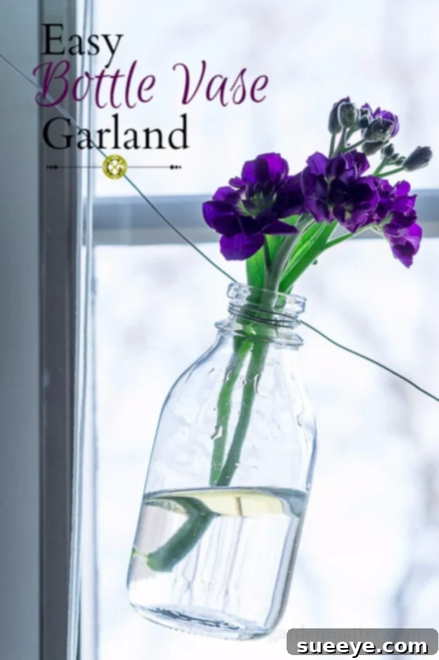 Easy Dollar Store Crafts - Easy Bottle Vase Garland - Quick And Cheap Crafts To Make, Dollar Store Craft Ideas To Make And Sell, Cute Dollar Store Do It Yourself Projects, Cheap Craft Ideas, Dollar store Decor, Easy Dollar Store Crafts - Easy Bottle Vase Garland - Quick And Cheap Crafts To Make, Dollar Store Craft Ideas To Make And Sell, Cute Dollar Store Do It Yourself Projects, Cheap Craft Ideas, Dollar store Decor,