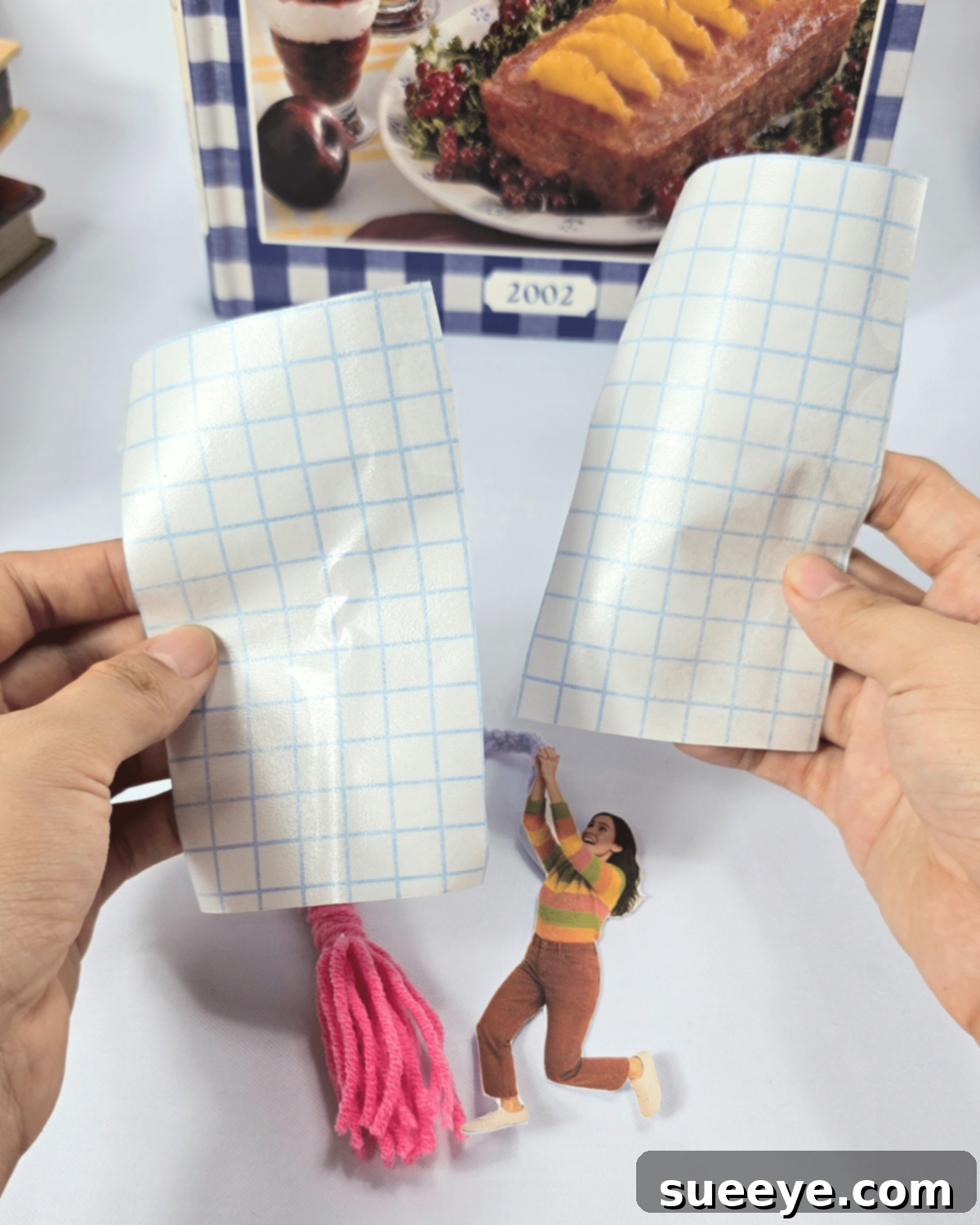 Simple and Fun Photo Bookmark Crafts 7 Cut Contact Paper to Size for Lamination