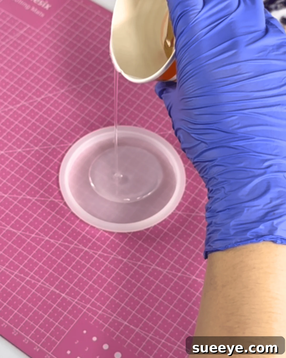 Custom Photo Resin Coasters Made Easy 3 Easy Photo Resin Coaster: Pouring the Base Layer