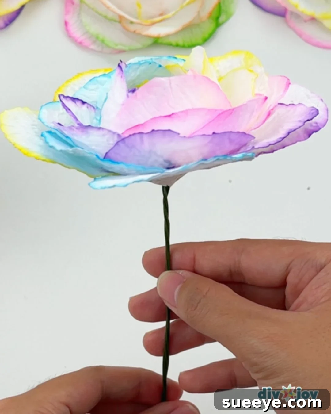 handmade flower DIY