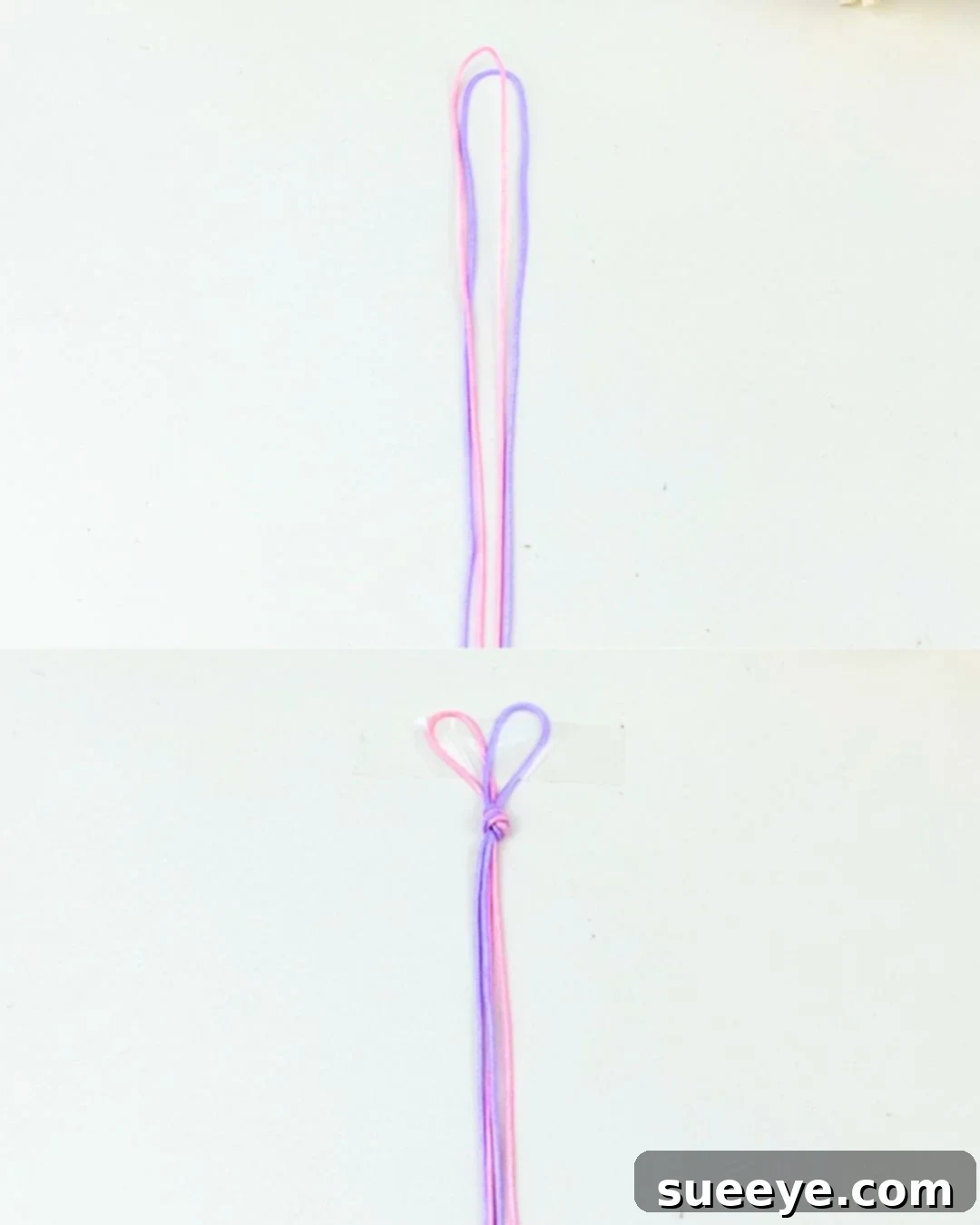 friendship bracelets macrame setup
