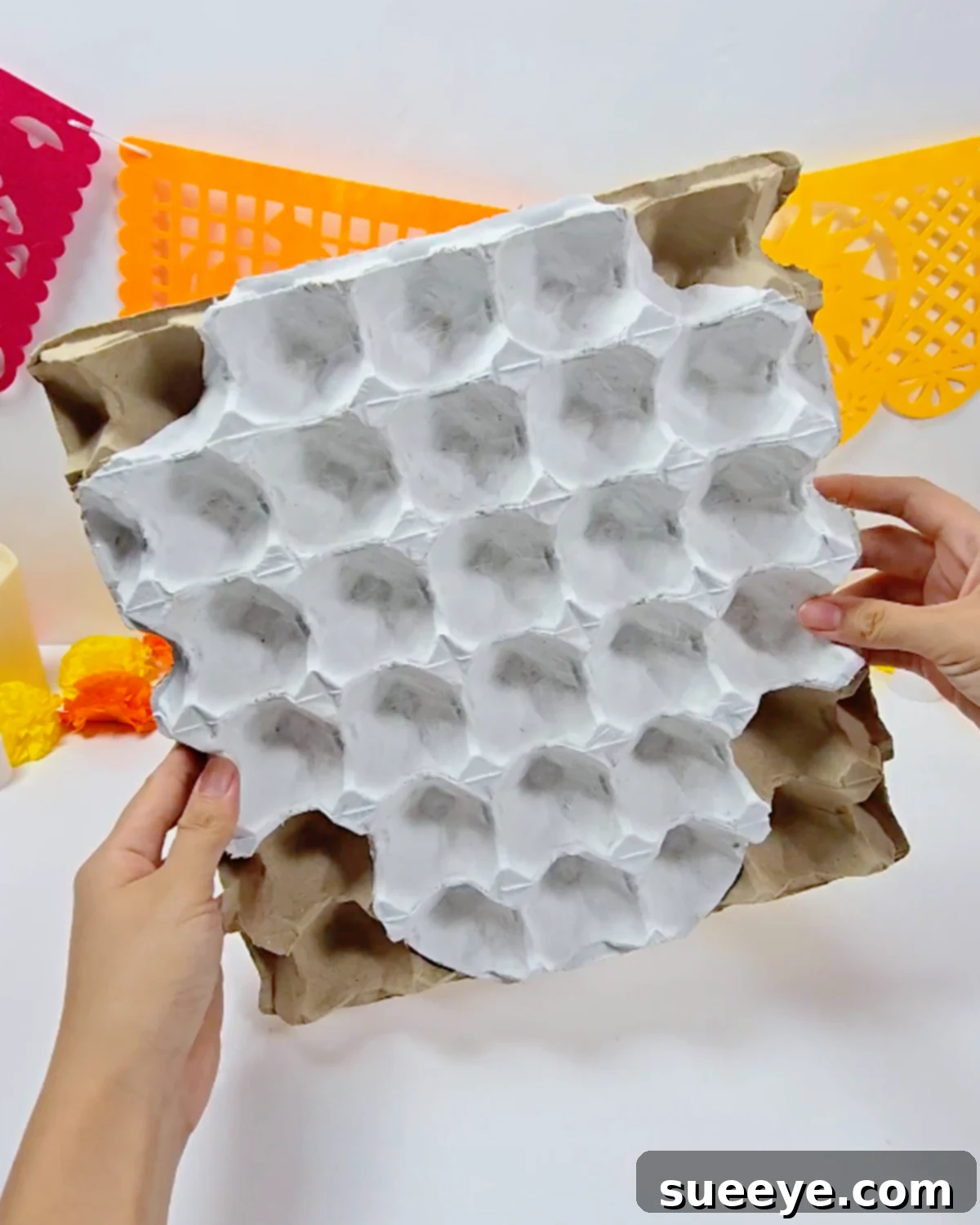 Crafty Calaveras from Egg Cartons 2 Easy Egg Tray Sugar Skull Craft for Beginners