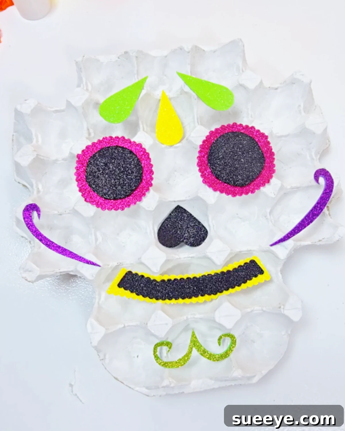 Crafty Calaveras from Egg Cartons 5 Easy and Cute Egg Tray Sugar Skull Craft for Kids