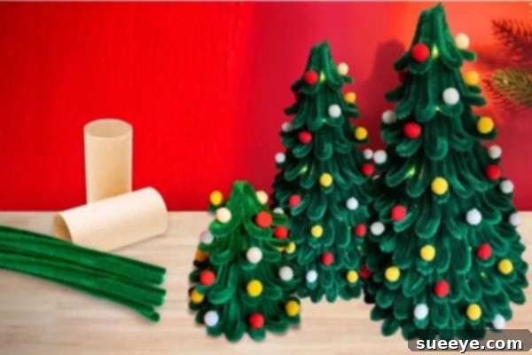 _Easy christmas tree pipe cleaner DIY
