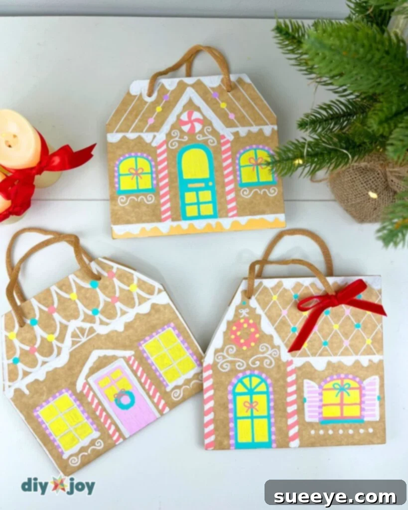 DIY Paper Gingerbread House