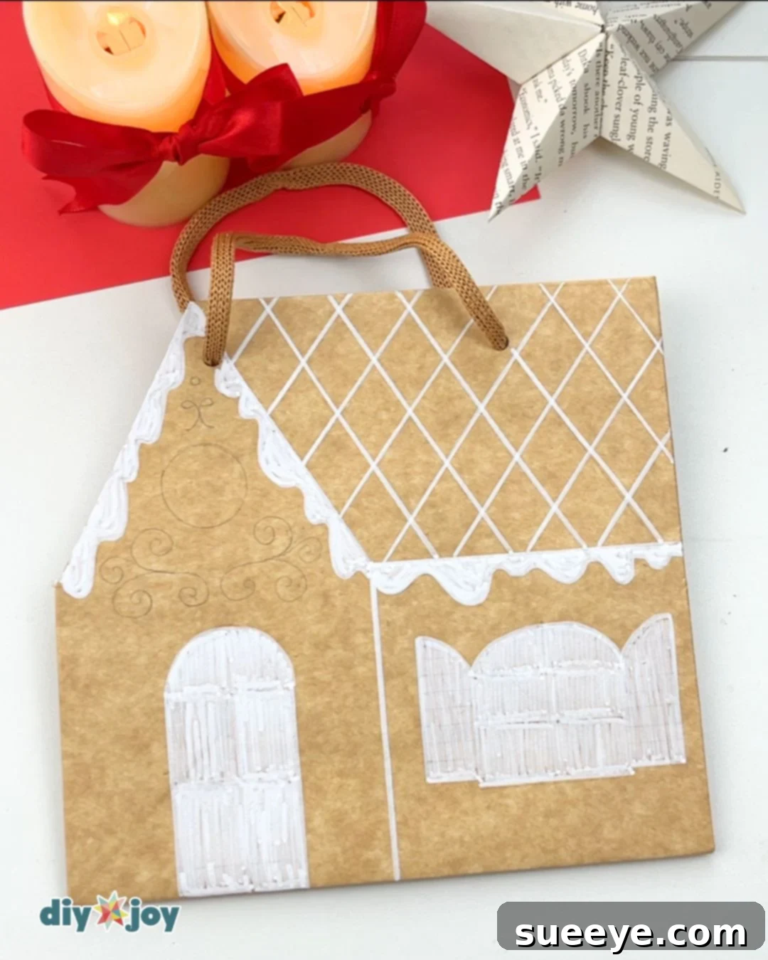 Gingerbread House Craft for Kids