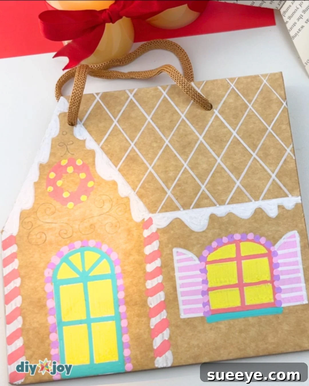 Ginger bread house bag