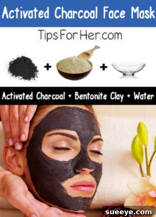 DIY Beauty Hack: Activated Charcoal Face Mask for purifying and detoxifying skin